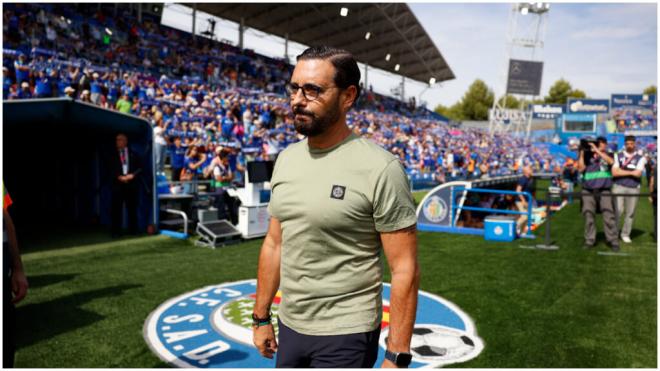 José Bordalás, en el Getafe - Levante. (EFE)