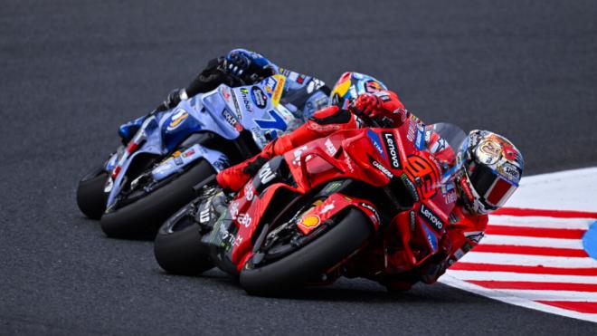 Álex y Marc Márquez, en Motegi (Foto: Michelin).