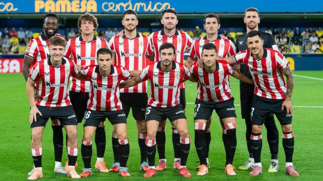 Este es el once que sacaba Ernesto Valverde ante el Villarreal en La Cerámica (Foto: Athletic Club