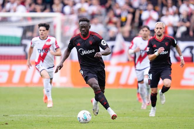 Akor Adams, en el partido de Vallecas (Foto: AFP7/Europa Press).