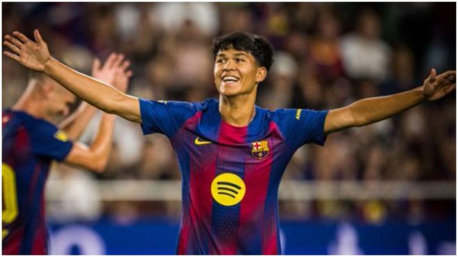 Dro Fernández, canterano del FC Barcelona. (@FCBarcelona)