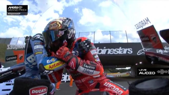Álex y Marc Márquez, en Motegi (Foto: MotoGP).