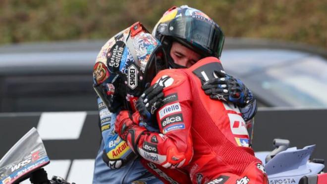 Álex y Marc Márquez, en Motegi (Foto: MotoGP).