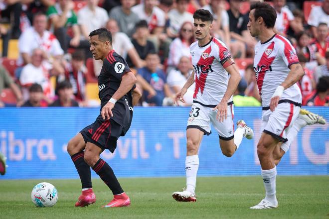 Alexis Sánchez, en el Rayo-Sevilla (Foto: Cordon Press).