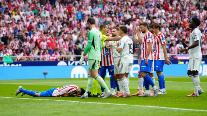 El penalti señalado de Arda Güler sobre Nico González tuvo muchas reacciones (foto: EFE).