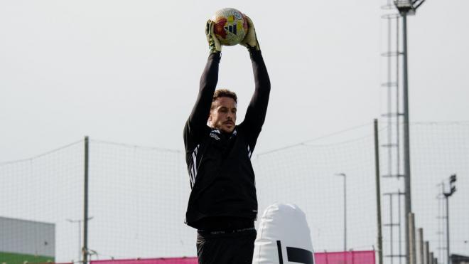 Alberto Lejárraga, portero del UD Sanse (Foto: UD Sanse).