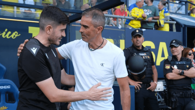 Gaizka Garitano, en el Cádiz-Ceuta (Foto: LaLiga).