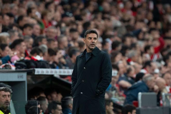 Míchel Sánchez, en un partido del Girona (Foto: Cordon Press).