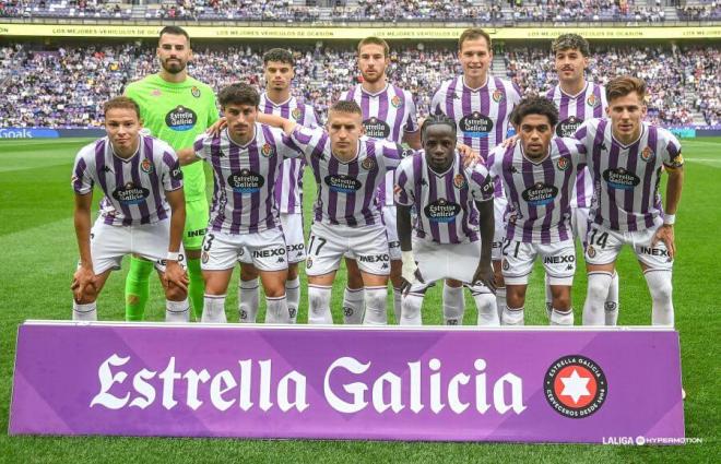 Once del Pucela ante la Cultural.