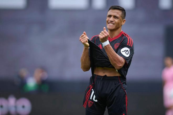 Alexis Sánchez, en el Rayo-Sevilla (Foto: Cordon Press).