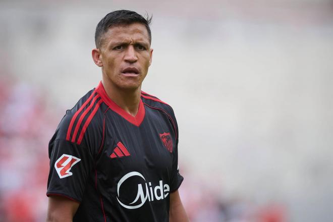 Alexis Sánchez, en el Rayo-Sevilla (Foto: Cordon Press).