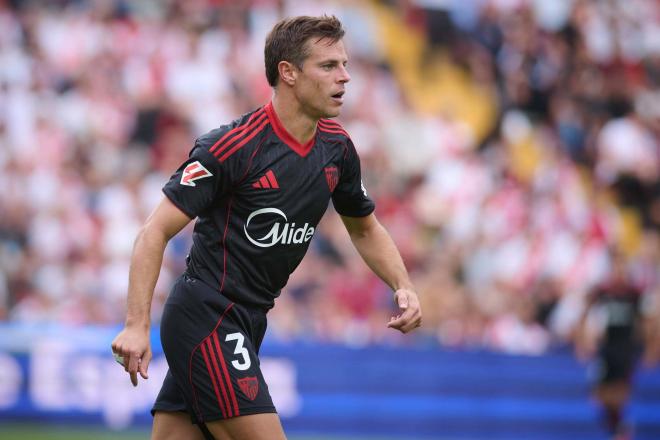 Azpilicueta, en el Rayo-Sevilla (Foto: Cordon Press).