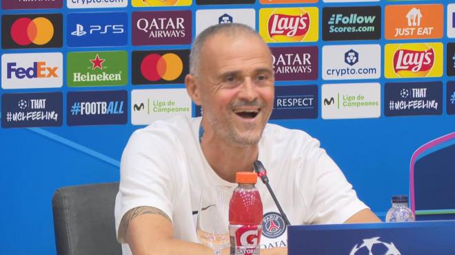 Luis Enrique, en rueda de prensa (Foto: ElDesmarque)