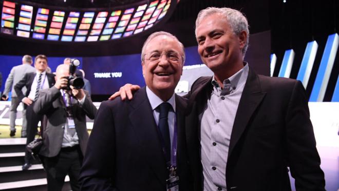 Florentino Pérez y Mourinho (Cordon Press)