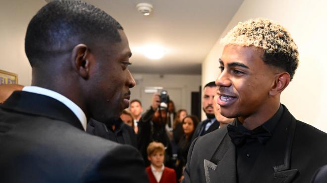 Ousmane Dembélé y Lamine Yamal (Cordon Press)