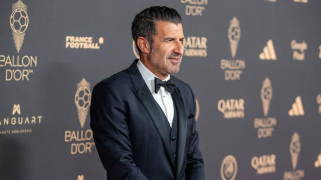 Luis Figo en la gala del Balón de Oro (Cordon Press)