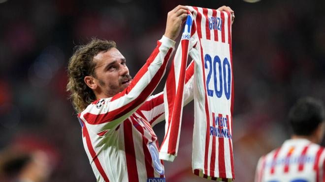 Antoine Griezmann celebra su gol 200 (Cordon Press)