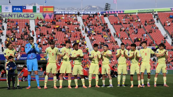 España, en el Mundial sub 20 (Foto: SEFutbol).