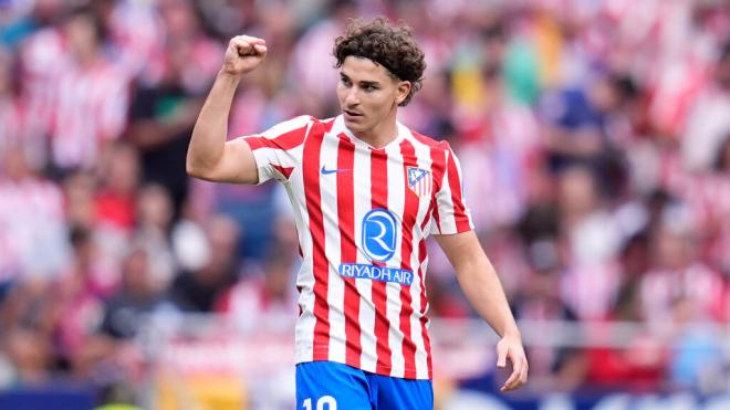 Julián Álvarez en el Metropolitano (Europa Press)