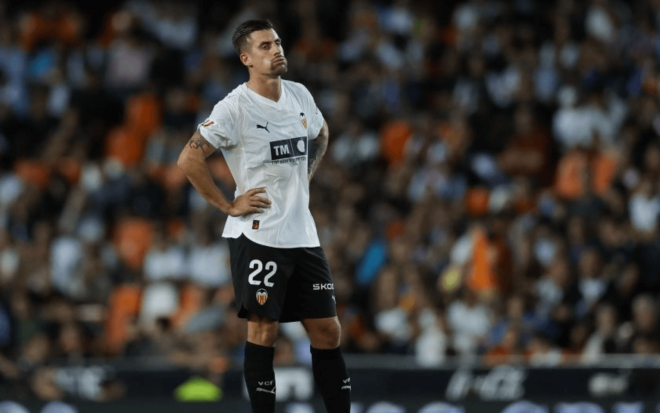 Santamaría abatido, uno de los nombres de los que habló Carlos Corberán (Foto: LALIGA)