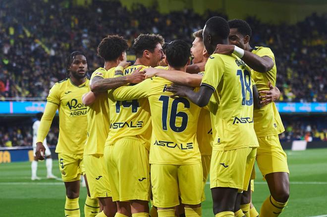 El Villarreal celebra un gol contra el Real Madrid (Cordon Press)