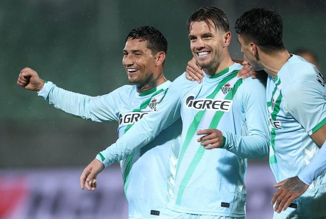 Lo Celso celebra su gol al Ludogorets (Foto: EFE)
