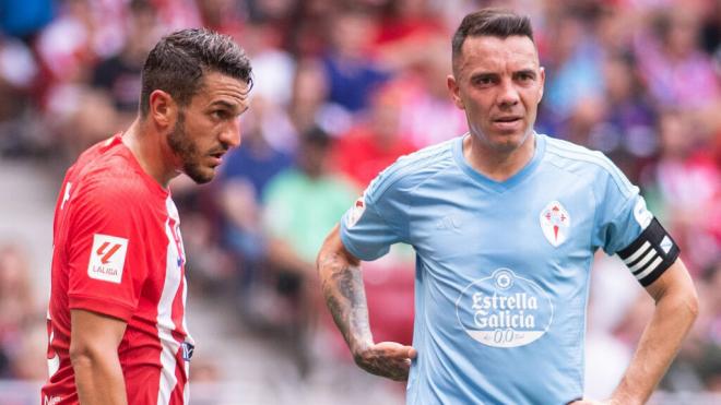 Iago Aspas y Koke (Cordon Press)
