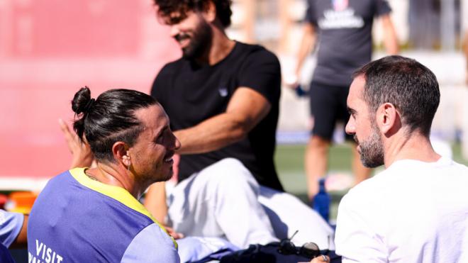 José María Giménez y Diego Godín (Fuente: @Atleti)
