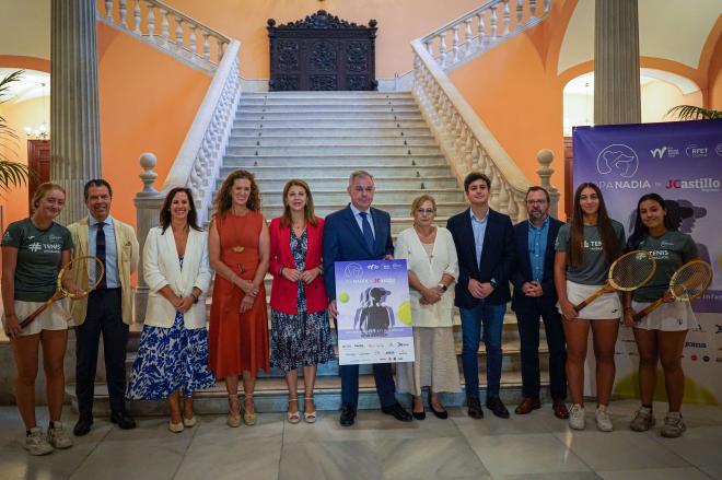 José Luis Sanz, en la presentación de la Copa Nadia en el Ayuntamiento de Sevilla
