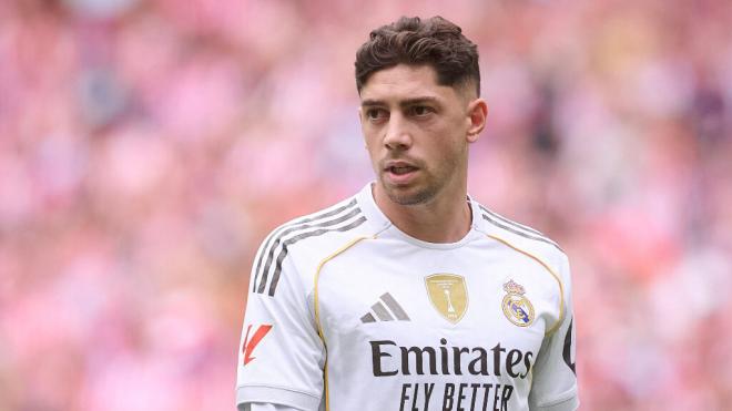 Fede Valverde durante un partido con el Real Madrid (Fuente: Cordon Press)