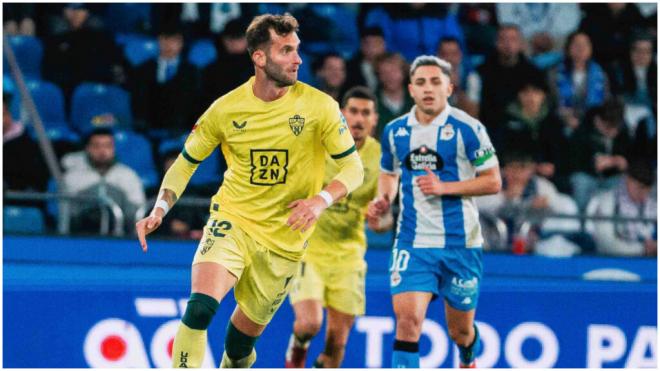 Imágenes del Dépor - Almería. (Cordon Press)