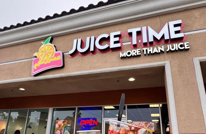 Un establecimiento de Juice Time en Estados Unidos.