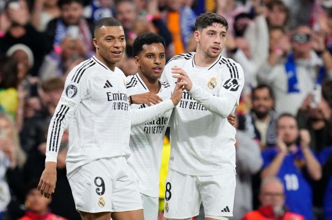 Mbappé, Rodrygo y Valverde (Cordon Press)