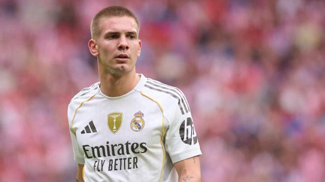 Franco Mastantuono en el Atlético de Madrid-Real Madrid (Cordon Press)
