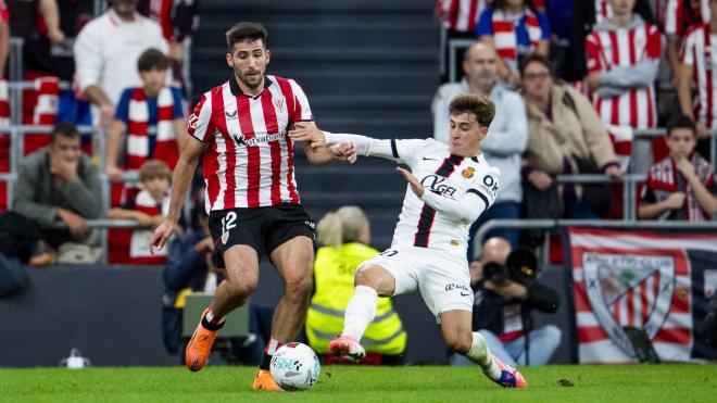 Jesús Areso, en San Mamés, ante el Mallorca (Foto: Athletic Club).