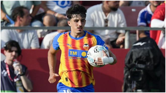 Diego López, durante el Girona - Valencia. (EFE)