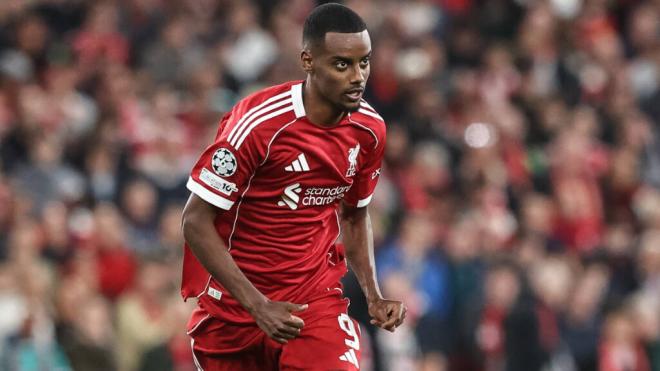 Alexander Isak en el Liverpool (Cordon Press)