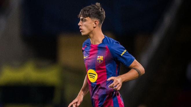 Marc Bernal en su debut en Champions League (FC Barcelona)
