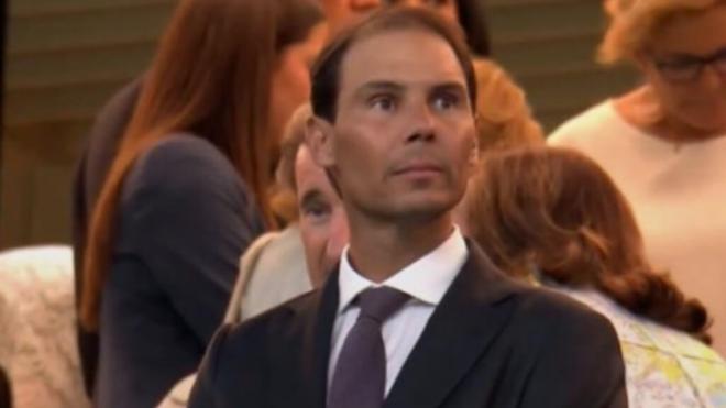 Rafa Nadal en el Bernabéu (Redes Sociales)