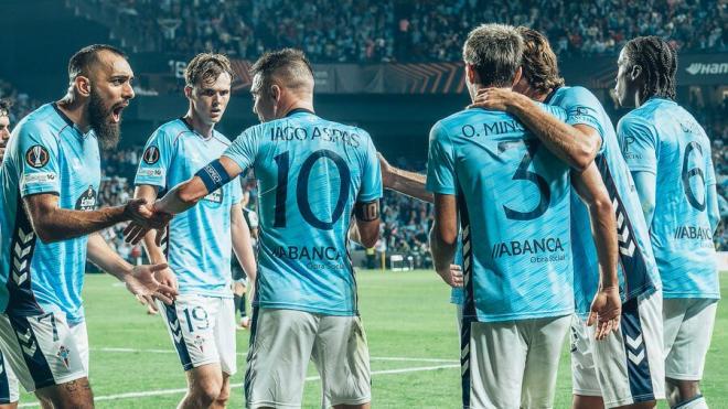 El Celta celebra un gol en Balaídos (Foto: Celta).