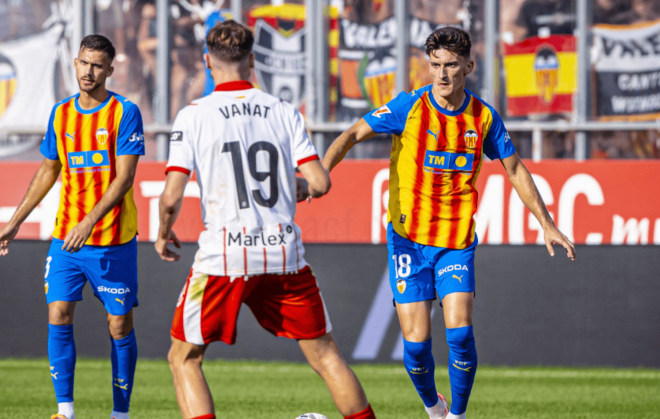 Pepelu en el Girona-Valencia CF (Foto: Valencia CF)