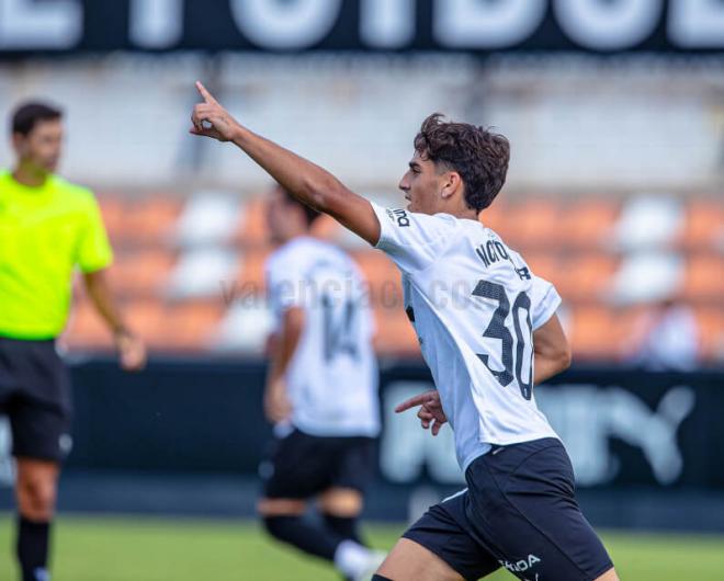 El VCF Mestalla salva los muebles in extremis ante el Castellón B (Foto: Valencia CF)