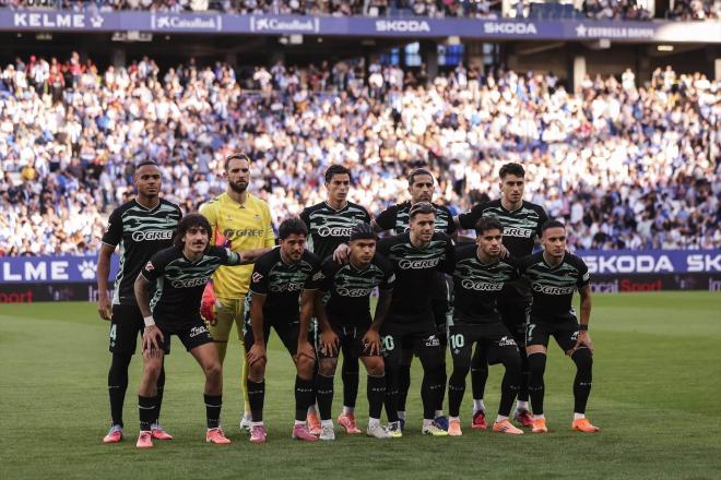 El once del Betis contra el Espanyol (Foto: Europa Press)