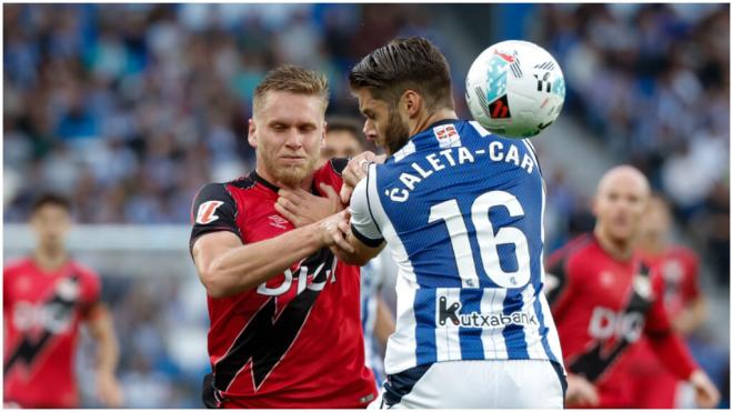 Imágenes de la Real Sociedad - Rayo vallecano. (EFE)