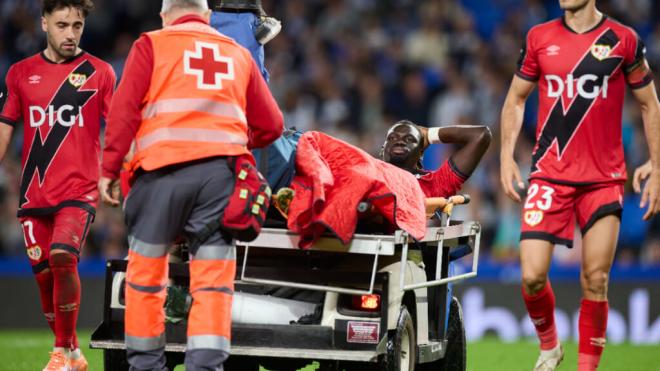 Pathé Ciss, lesionado ante la Real Sociedad (Europa Press)