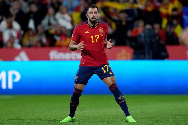 Borja Iglesias, con la Selección Española (Foto: SeFutbol).