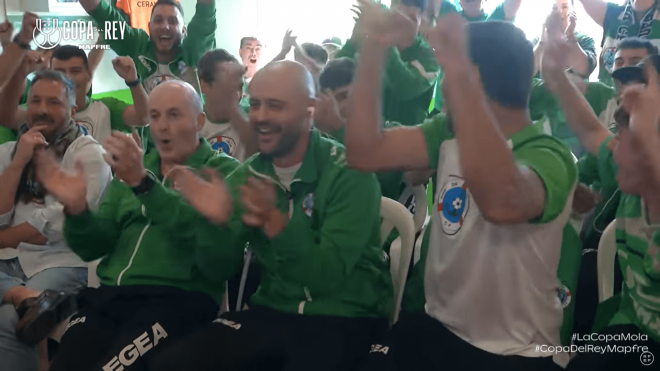 Miguel Suárez y el Puerto de Vega celebran su enfrentamiento con el Celta.