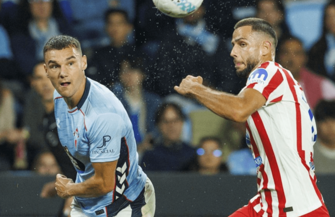 Ferrán Jutglà ante el Atlético (Foto: LaLiga).
