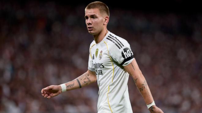 Franco Mastantuono jugando con el Real Madrid (Cordon Press)