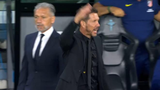 Simeone en Balaídos (Movistar+)